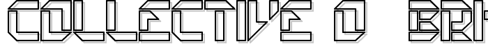 Collective O (BRK) font